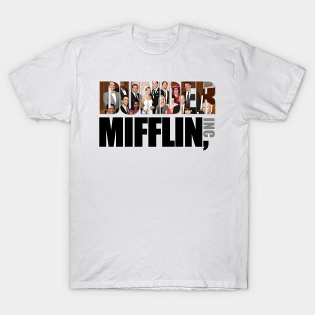 DUNDER MIFFLIN INC T-Shirt by inevitabiliTee